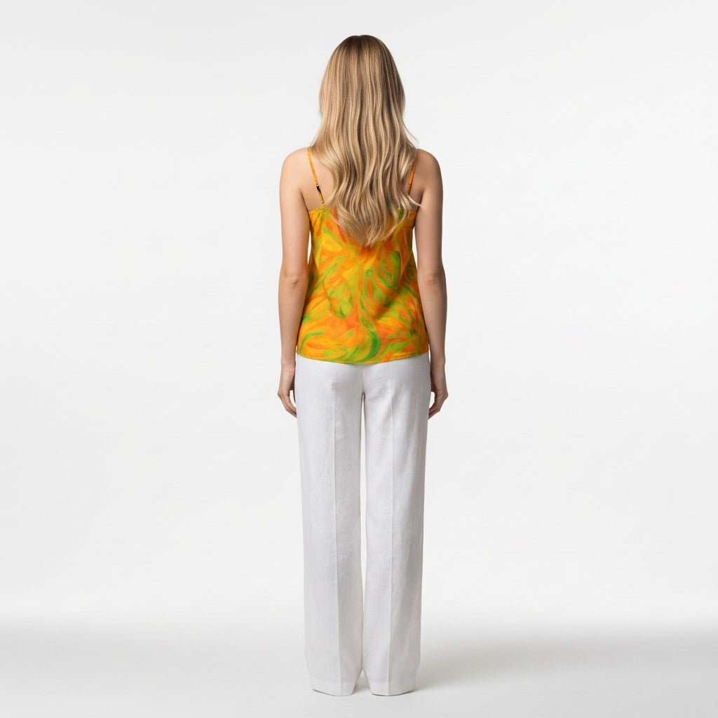 Camisole Fruity Noodles in Lightweight Organic Cotton Voile
