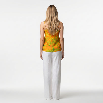 Camisole Fruity Noodles in Lightweight Organic Cotton Voile