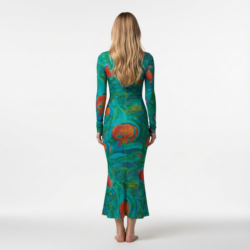 Sarong Maxi Floral Swamp