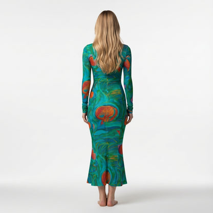 Sarong Maxi Floral Swamp