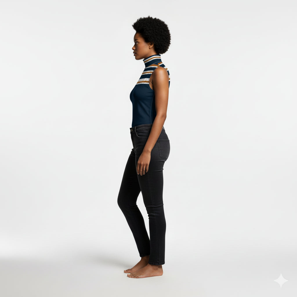Sleeveless Turtleneck 