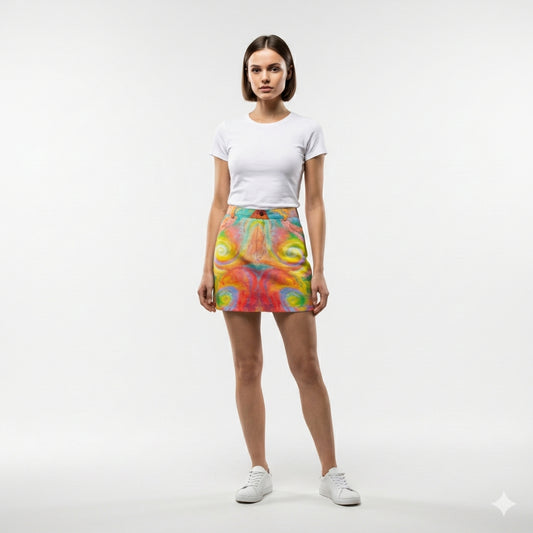 Denim Mini Skirt Multiverse