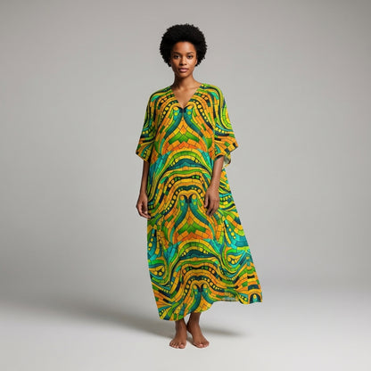 Caftan Mosaic 11 – Lightweight Organic Cotton Voile