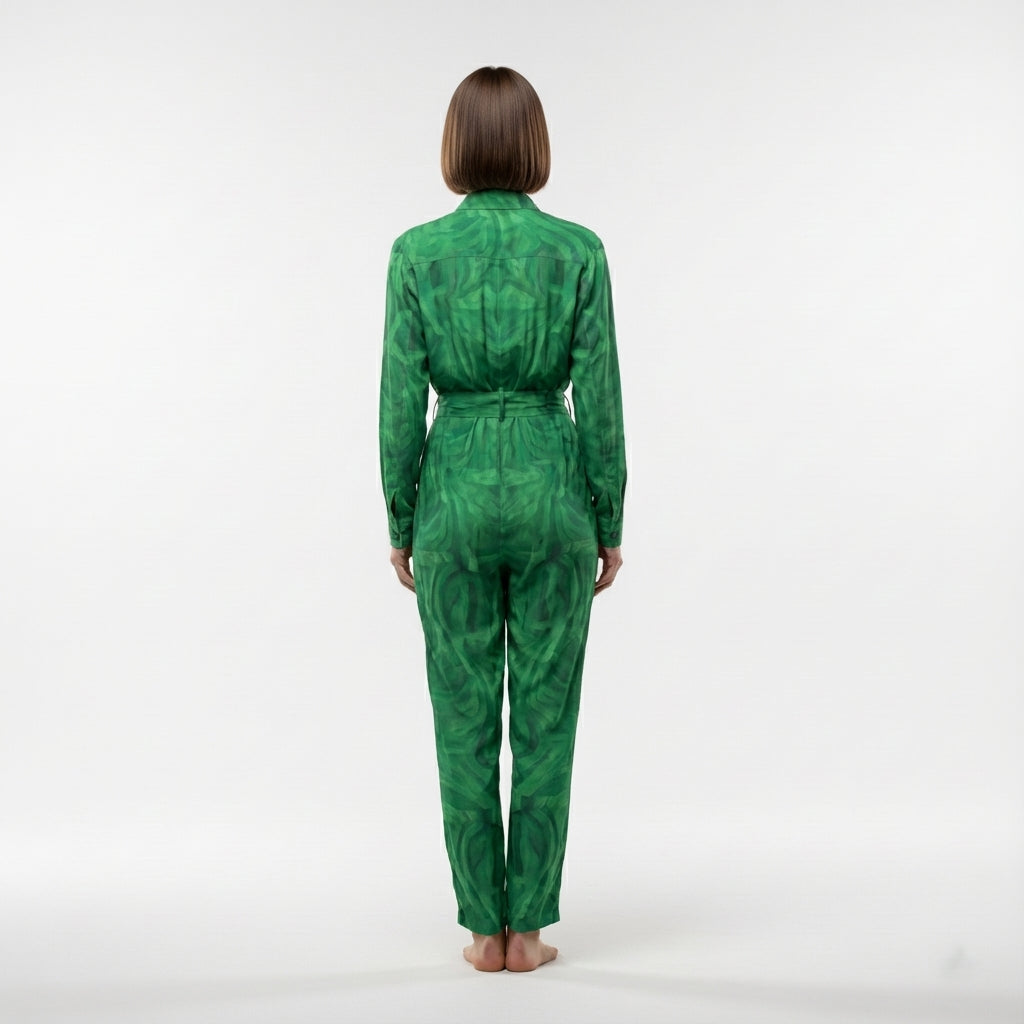 Jumpsuit Dark Green Noodles