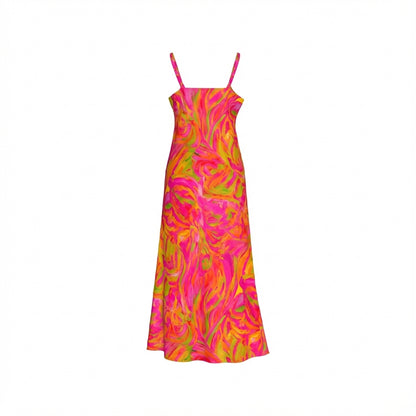 Bias Slip Dress Pink Noodles