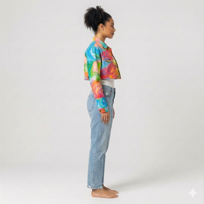 Cropped Jean Cotton Jacket Multiverse