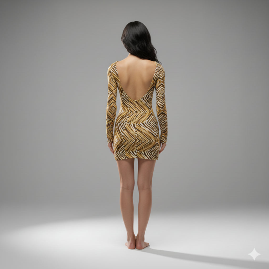 Miryam Scoop Back Bodycon Dress