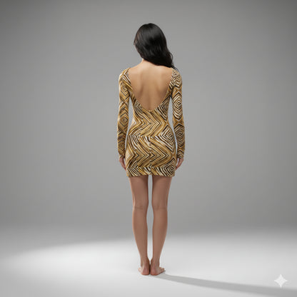 Miryam Scoop Back Bodycon Dress