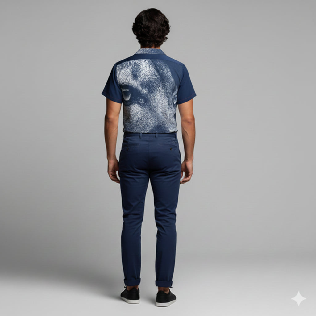 Silk Lion Back Shirt