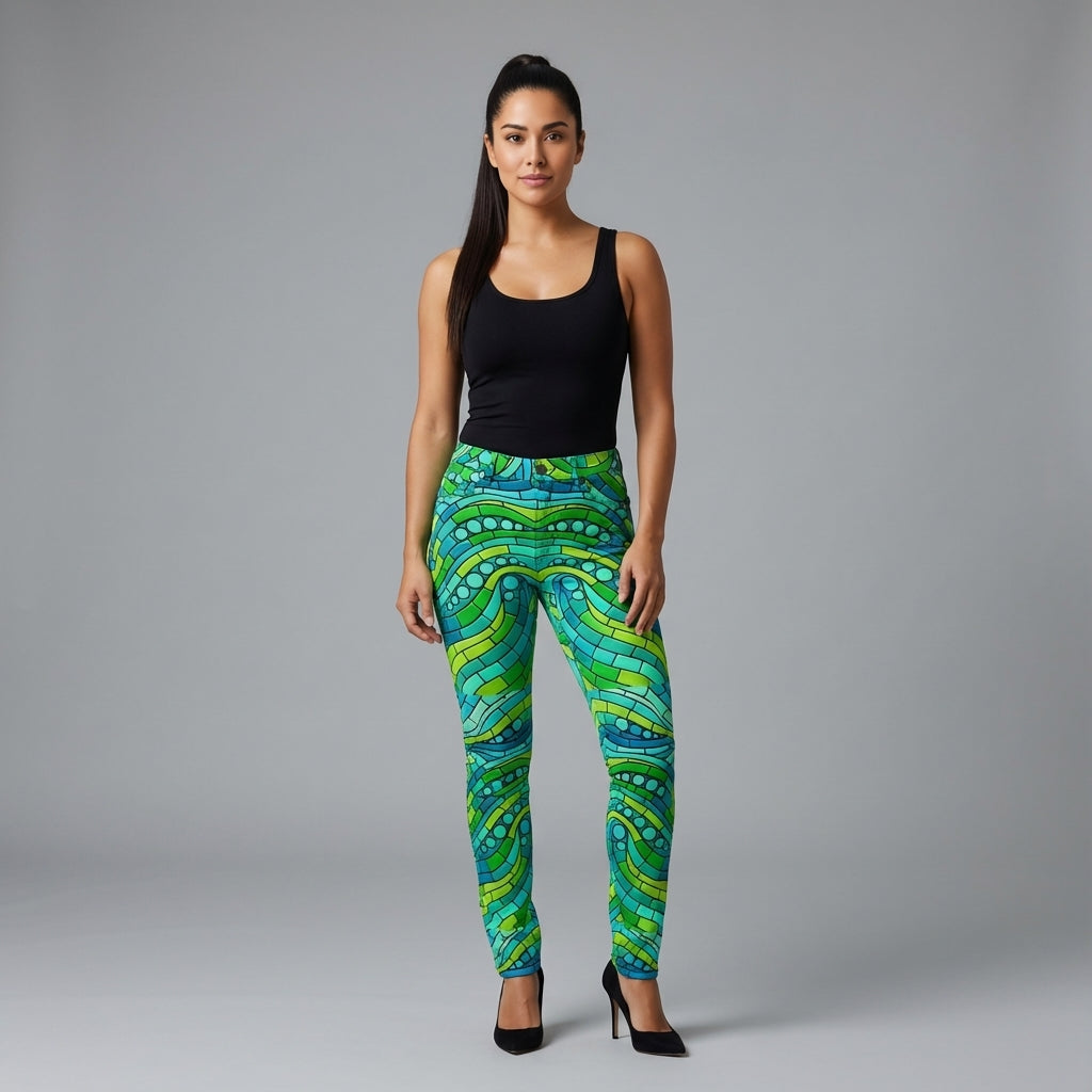 Skinny Jeans Mosaic 1 – Slim Jeans in Heavyweight Stretch Cotton Denim