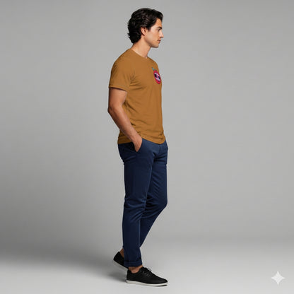 Was It Real? Men's Browned Orange Tee