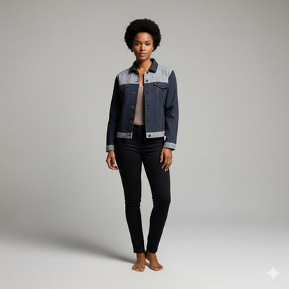 Jean Jacket in Heavy Stretch Cotton Twill