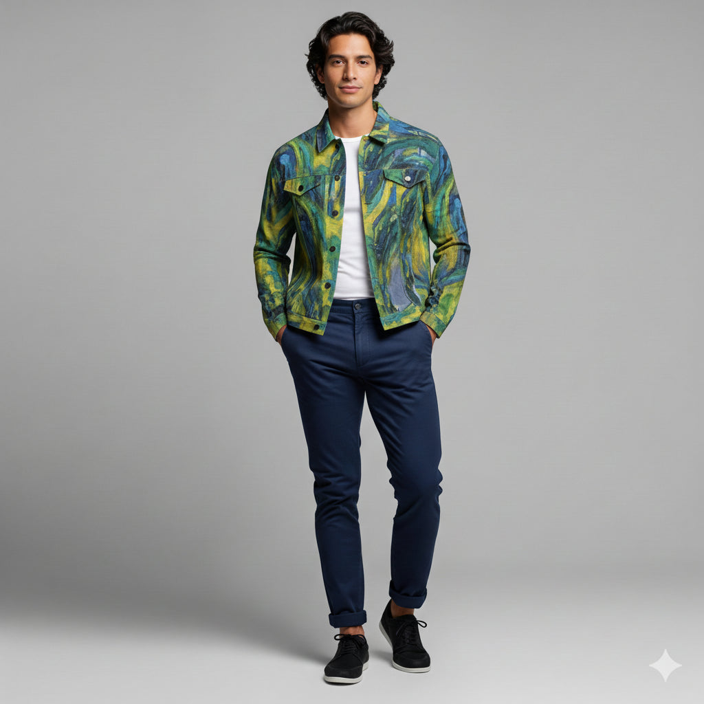 Jean Jacket – Heavyweight Stretch Cotton Denim