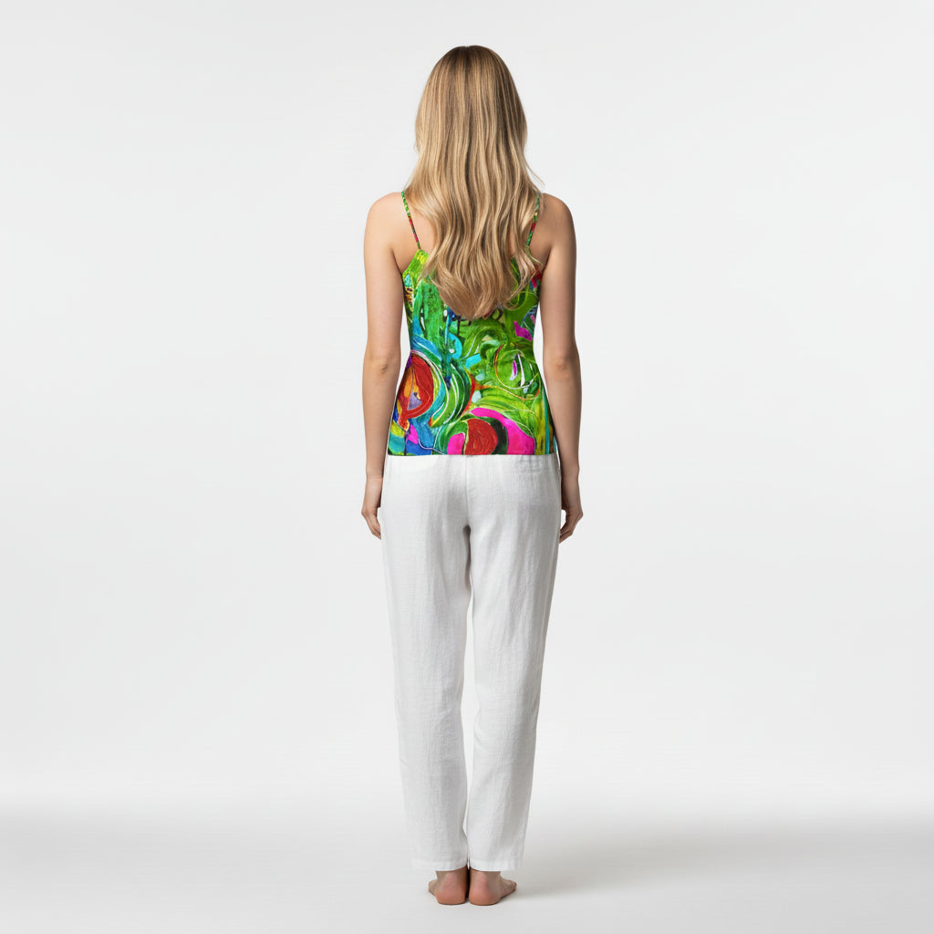 Camisole Pink Water Lilies