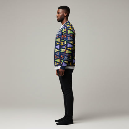 College Flag Cardigan
