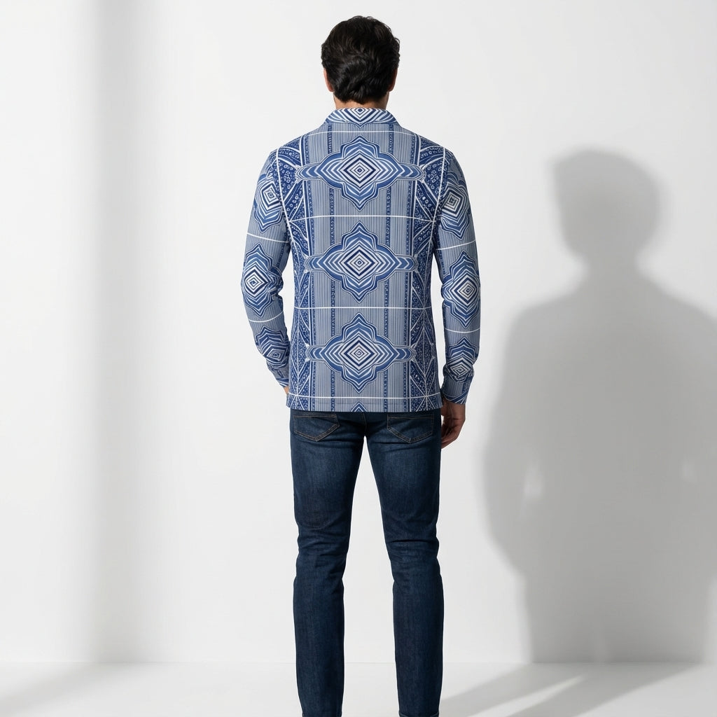 Prism Long Sleeve Rugby Shirt