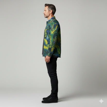 Jean Shirt Blue Jungle Shirt Jacket