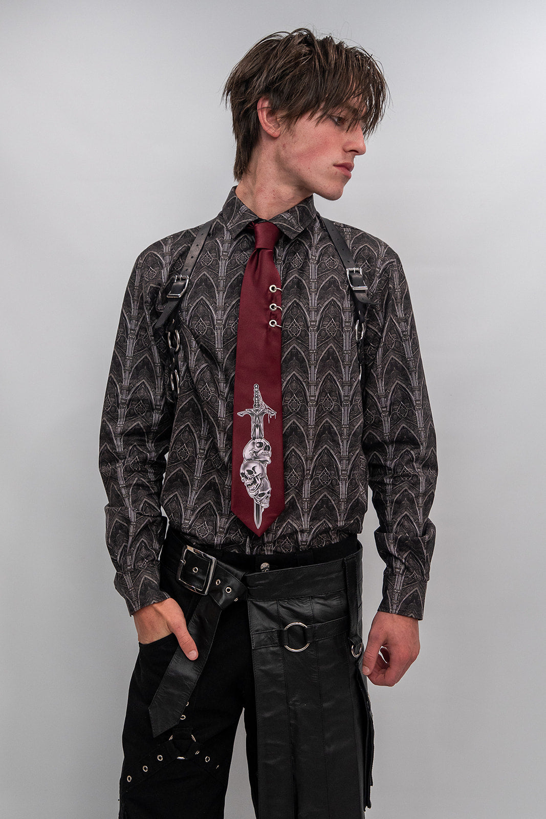 Cathedral Men's Dress Shirt– Visionary Minimalism, Elevated