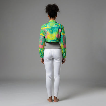 Cropped Jean Cotton Jacket Sunny Beach