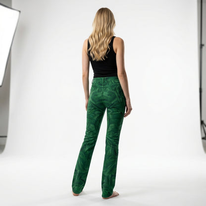 Skinny Jeans Dark Green Noodles