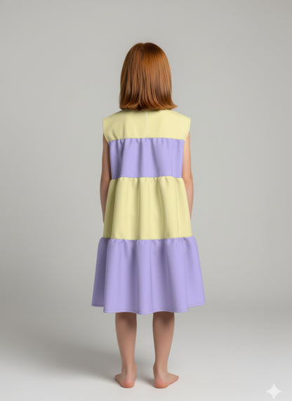 Southside Yellow Ruffle Dress 