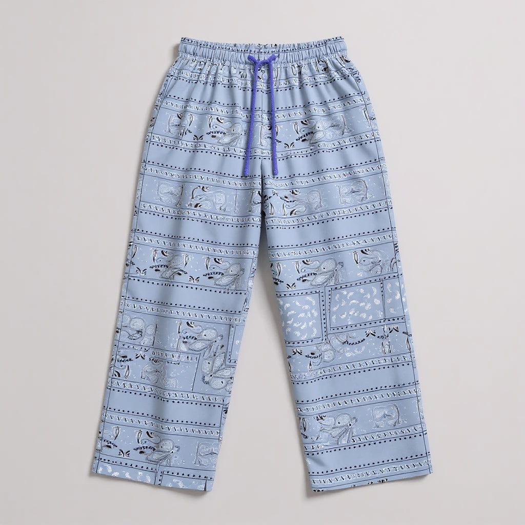 Draw String Pajama Pant in Pima Cotton Poplin