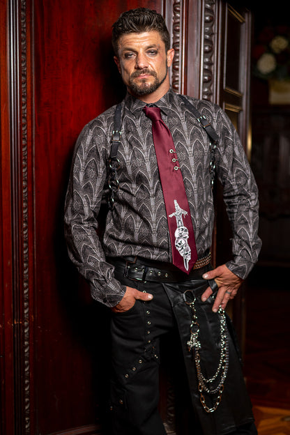 Cathedral Men's Dress Shirt– Visionary Minimalism, Elevated