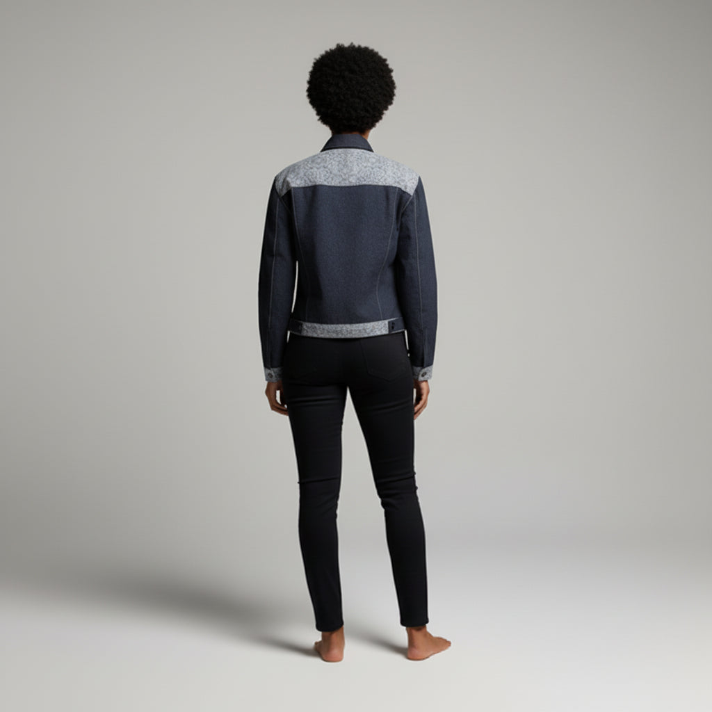 Jean Jacket in Heavy Stretch Cotton Twill