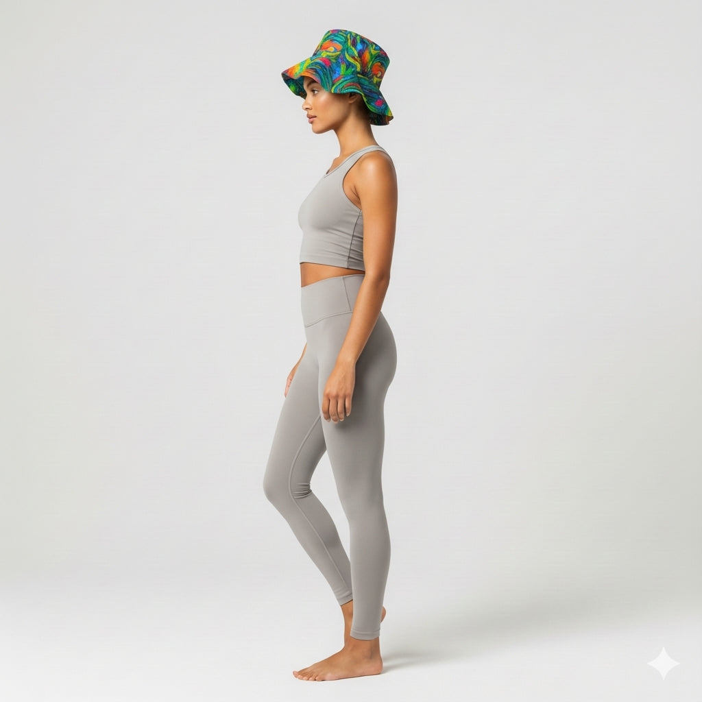 Floppy Bucket Hat Green Jungle