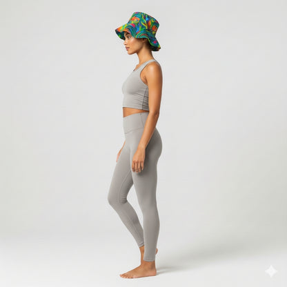 Floppy Bucket Hat Green Jungle