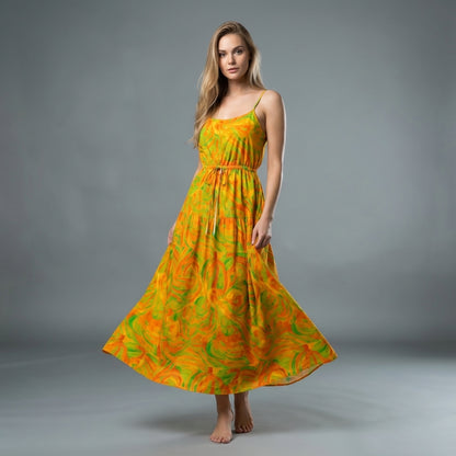 Maxi Dress Fruity Noodles