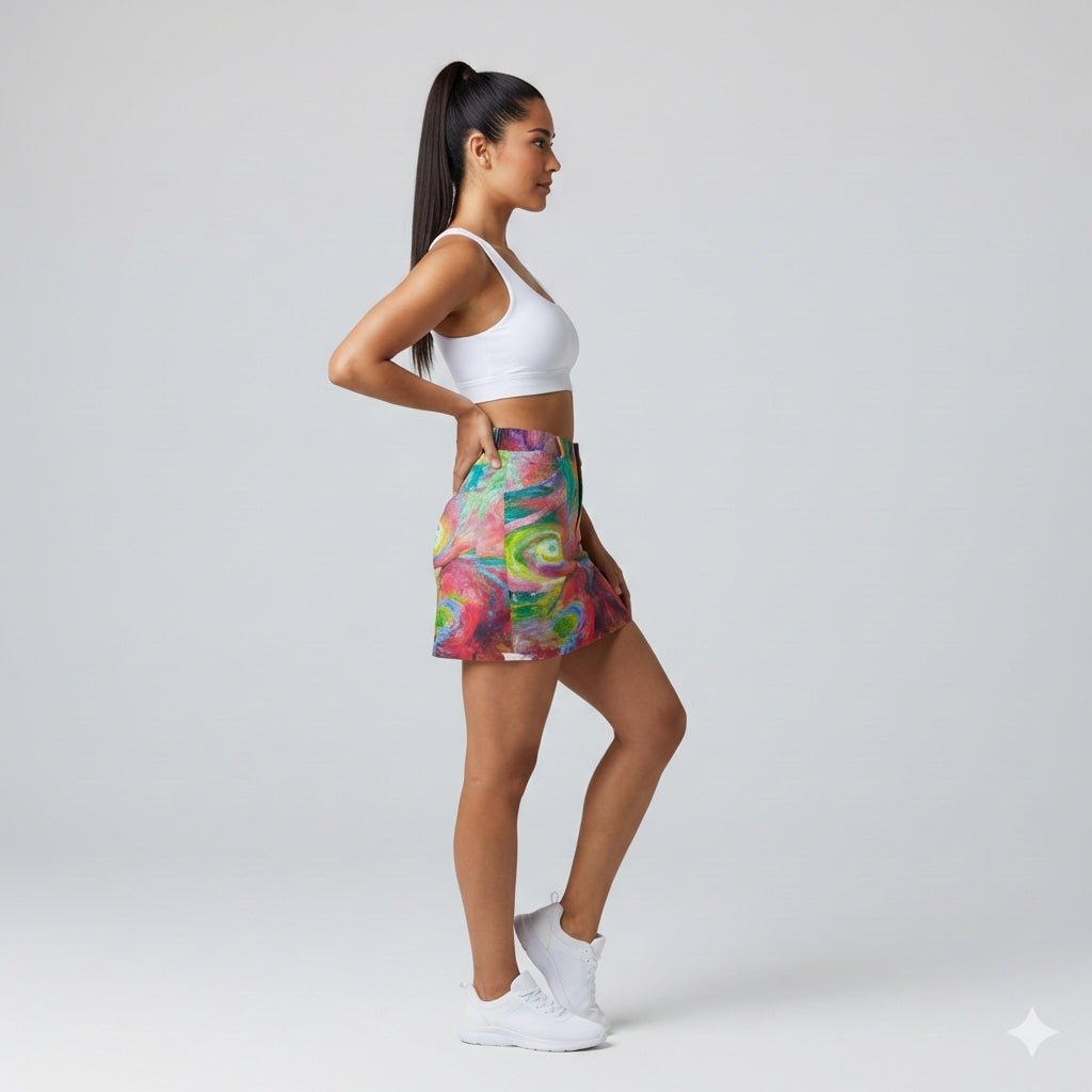 Denim Mini Skirt Multiverse
