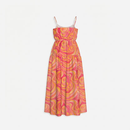Maxi Dress Sunset Swirls