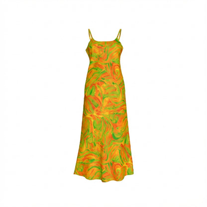 Bias Slip Dress Fruity Noodles