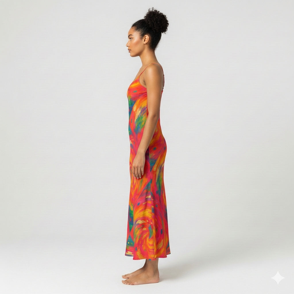 Bias Slip Dress Invisible – Lightweight Viscose Ecovero Rayon Crepe