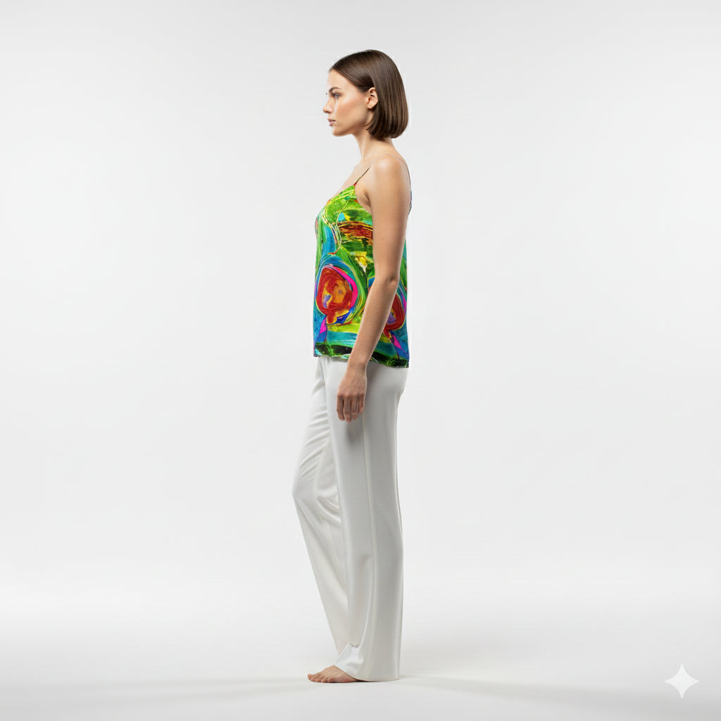 Camisole Pink Water Lilies