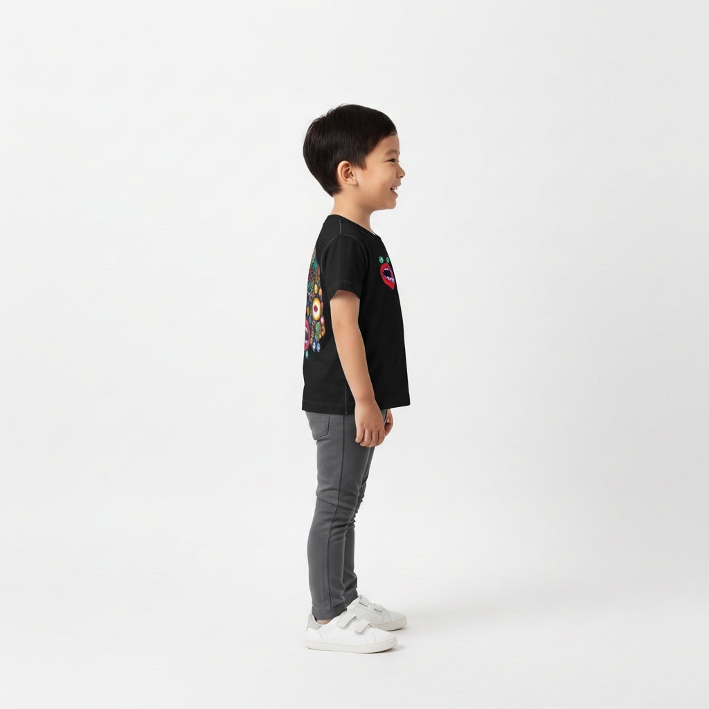 Maine-ish Children's Black Tee