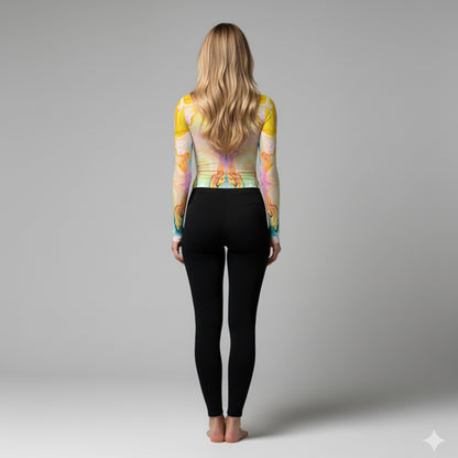 Liquid Geode Turtleneck