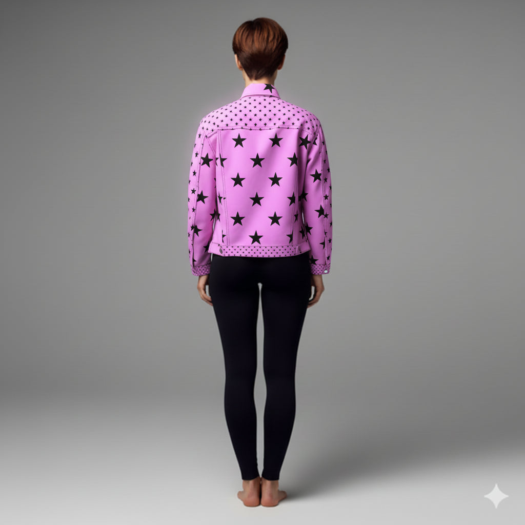 Starlit Heavy Stretch Cotton Jean Jacket