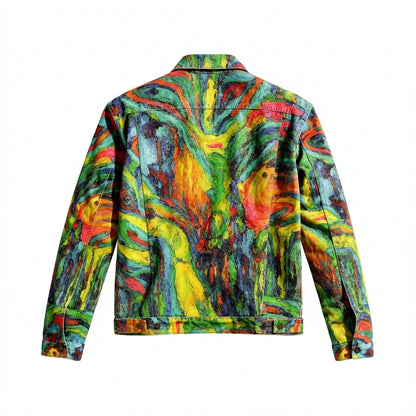 Jean Jacket Green Jungle