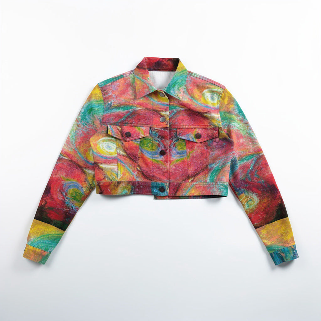 Cropped Jean Cotton Jacket Multiverse