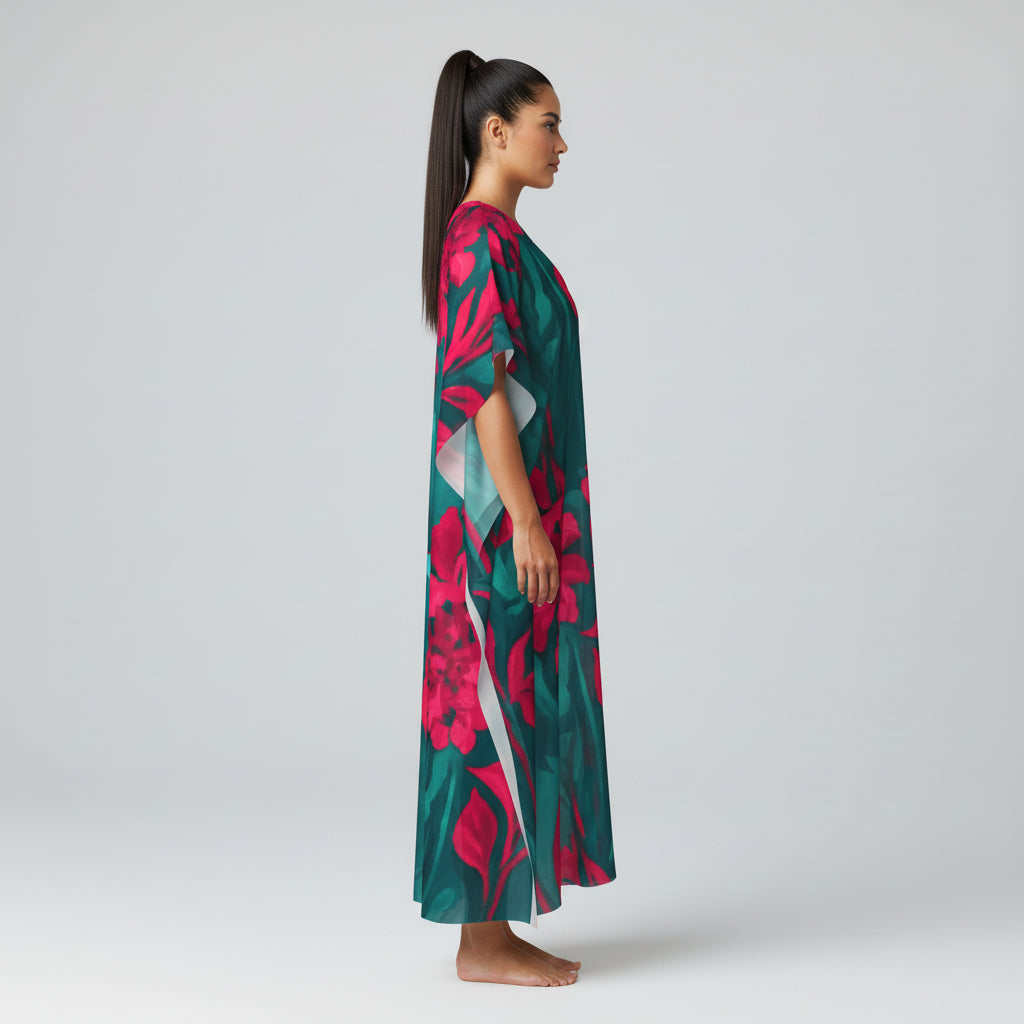 Caftan Pink Flowers