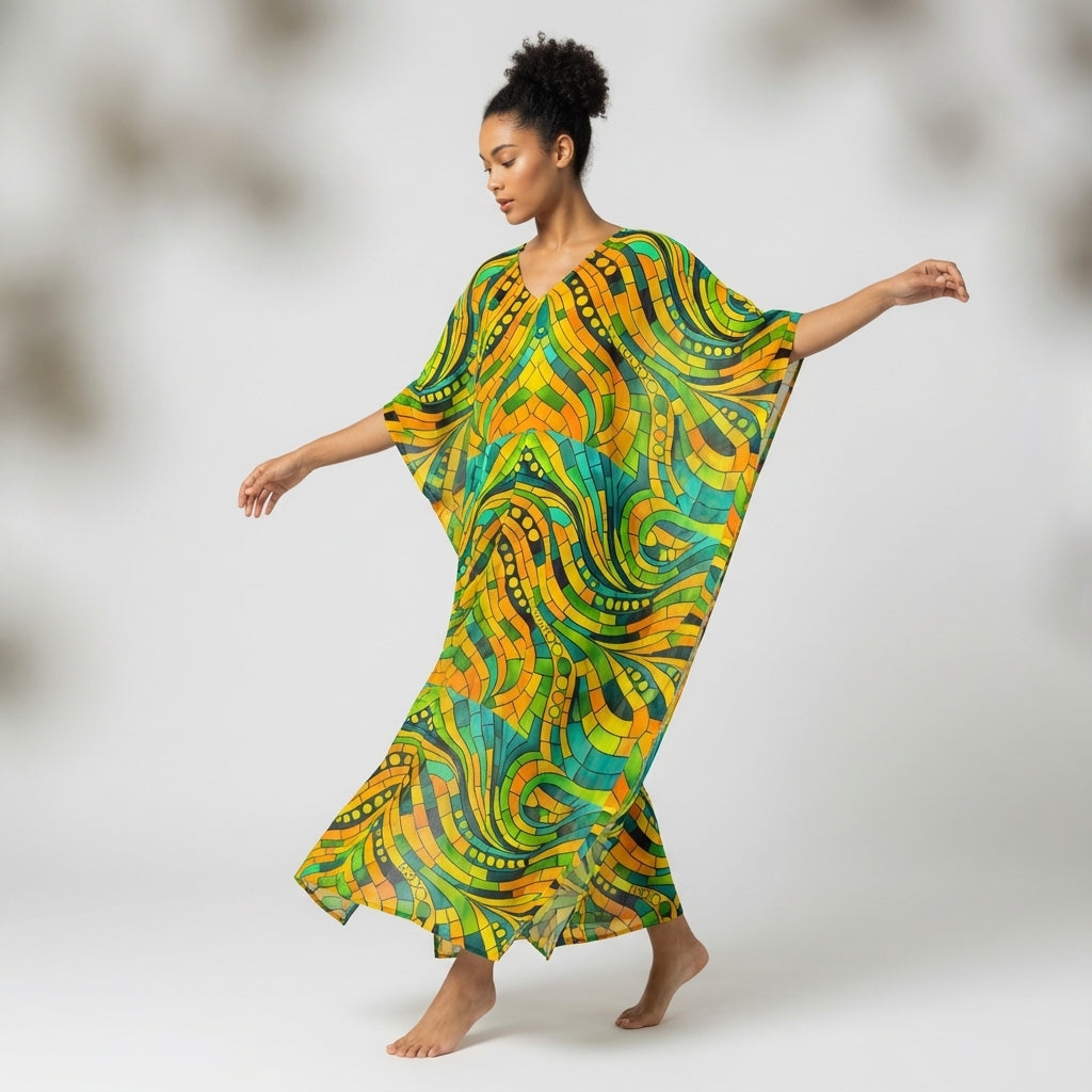 Caftan Mosaic 11 – Lightweight Organic Cotton Voile