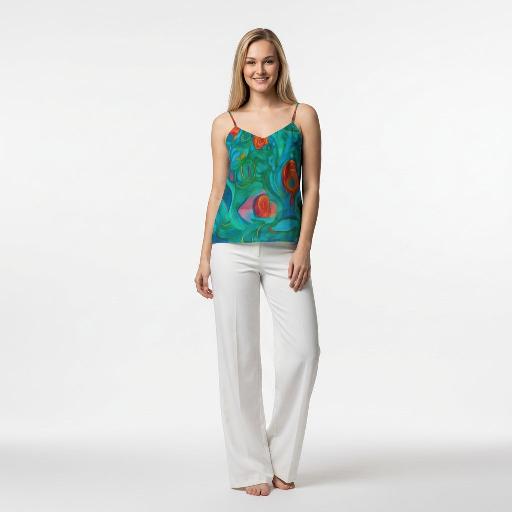 Camisole in Lightweight Organic Cotton Voile