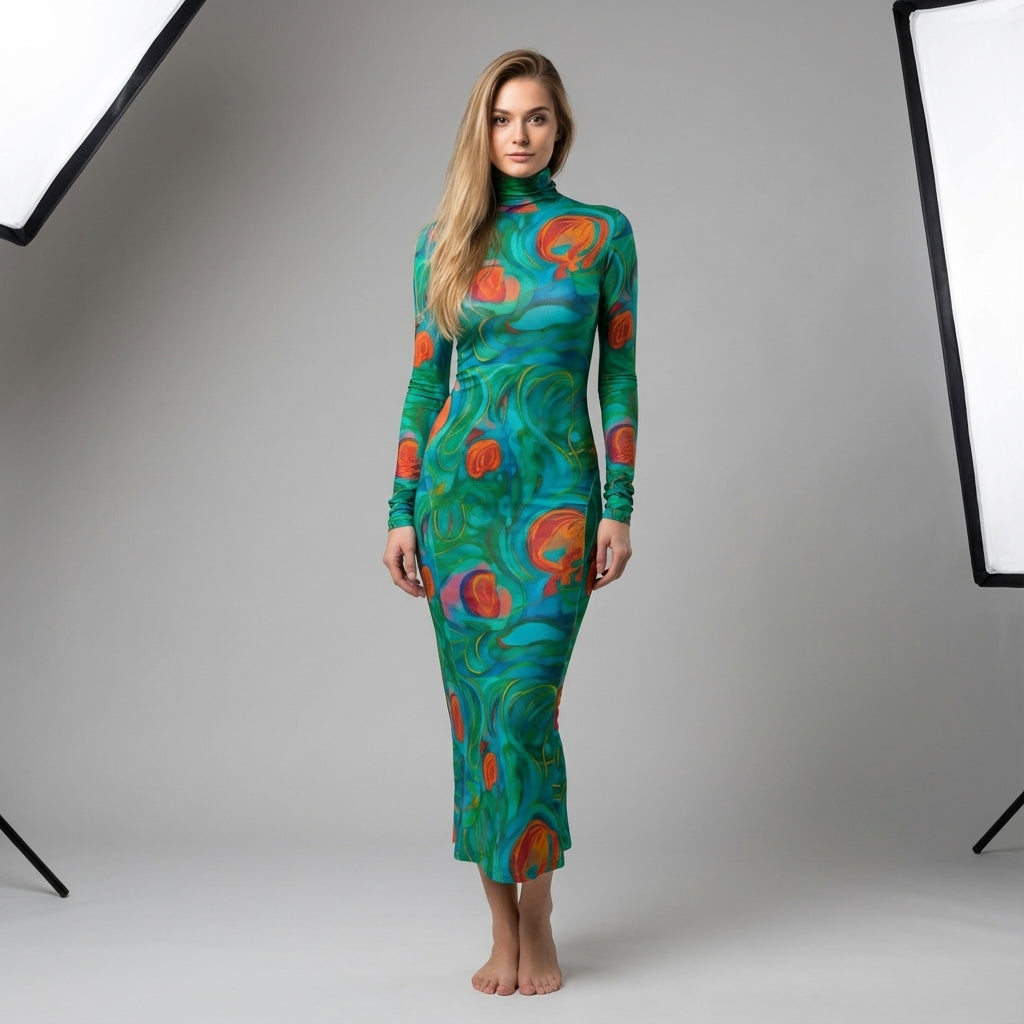 Sarong Maxi Floral Swamp