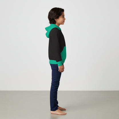 black & blue Pullover Hoodie – Cotton Fleece