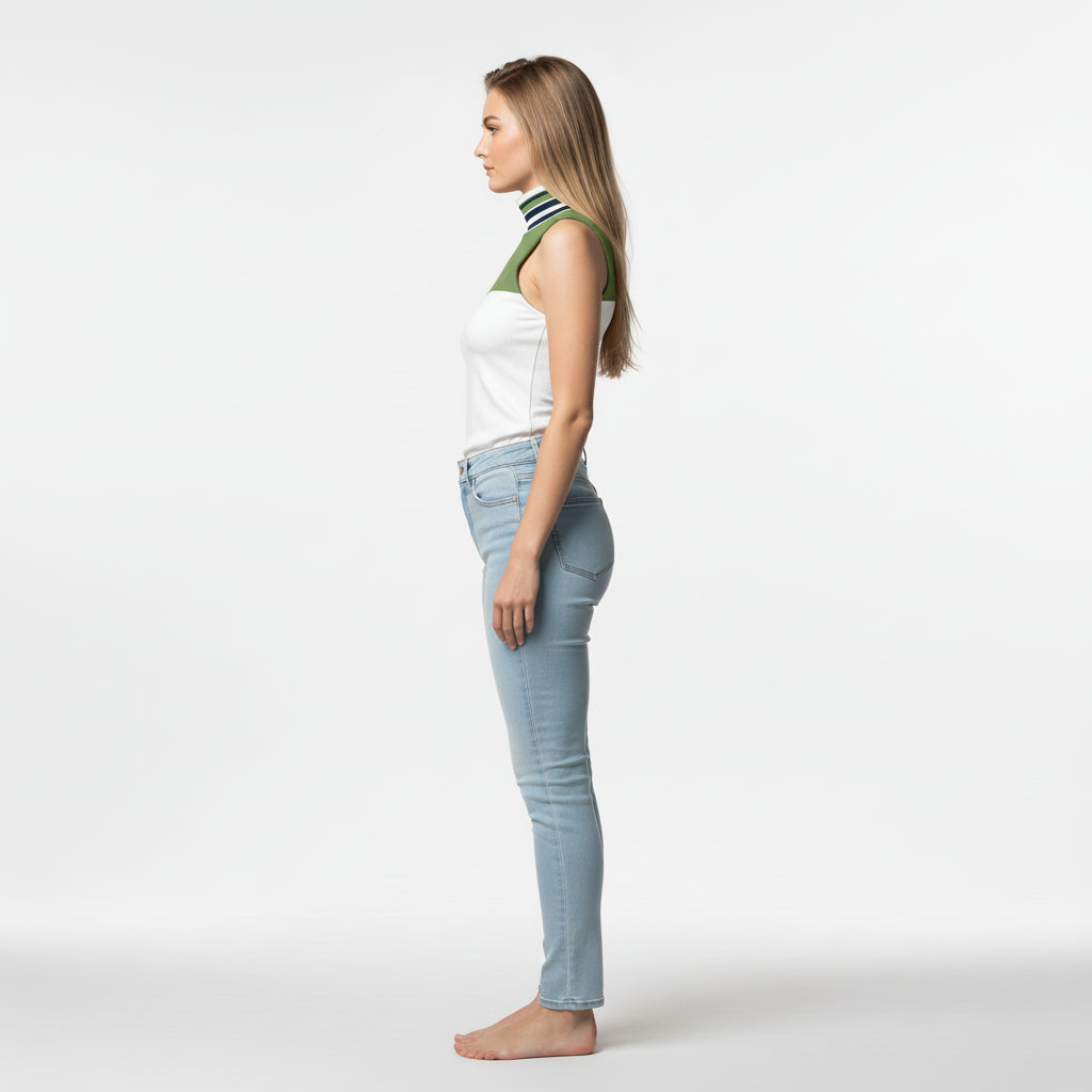 Sleeveless Turtleneck 