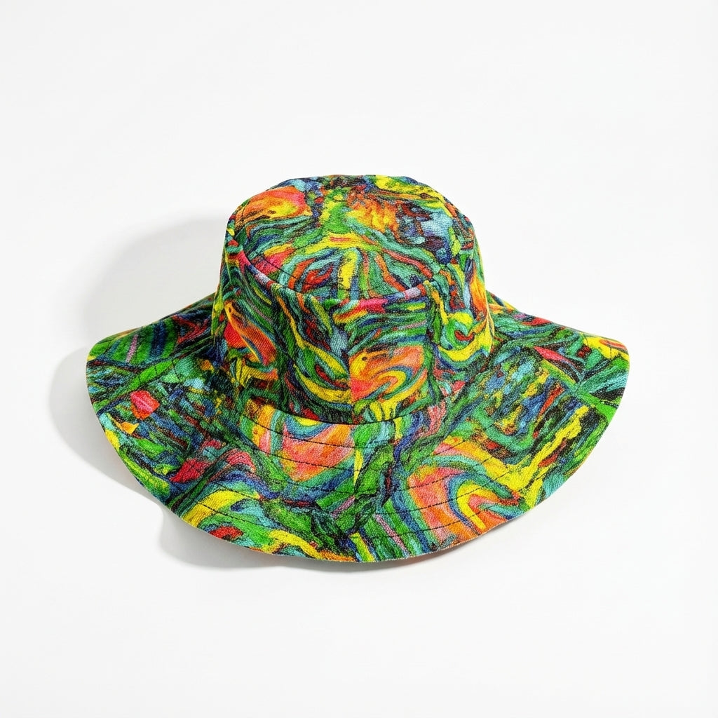 Floppy Bucket Hat Green Jungle