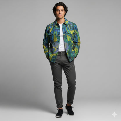 Jean Shirt Blue Jungle Shirt Jacket