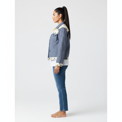 Jean Jacket in Heavy Stretch Cotton Twill